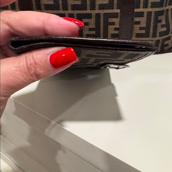 Fendi Zucca Vintage Top handle Boston Bag / Wallet bundle- Bag With COA - Picture 14 of 17